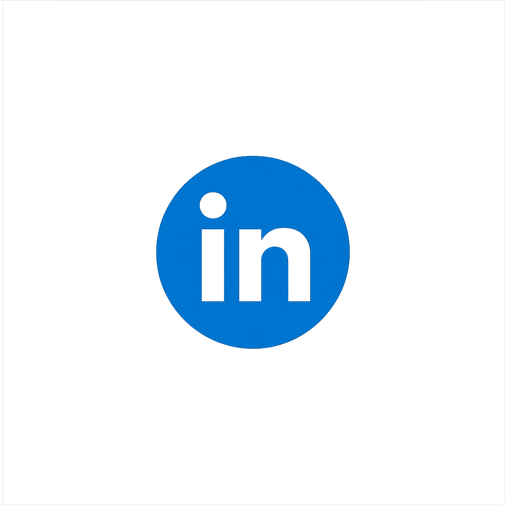 Logo LinkedIn sur fond transparent
